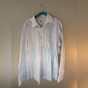 Joseph Abboud XL Button Down Shirt Long Sleeve Light Blue